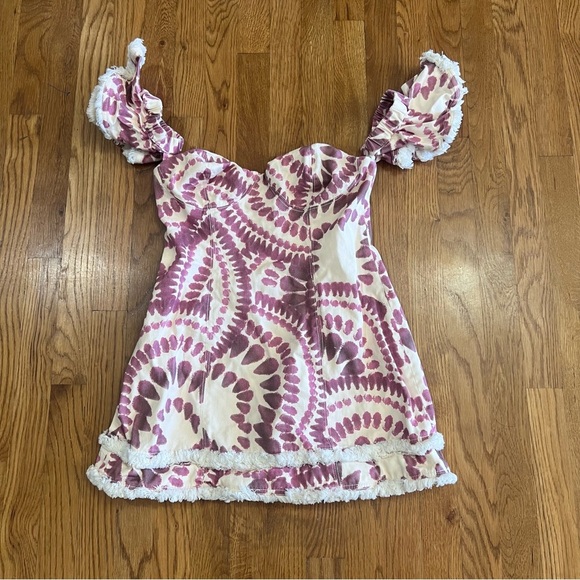 THE WOLF GANG 
Estia Denim Mini Dress Medium - Picture 3 of 7